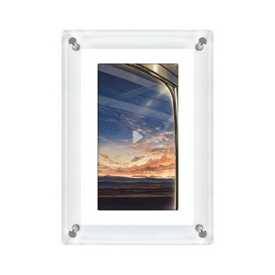 5.0" Screen Acrylic Digital Photo Frame Video Picture